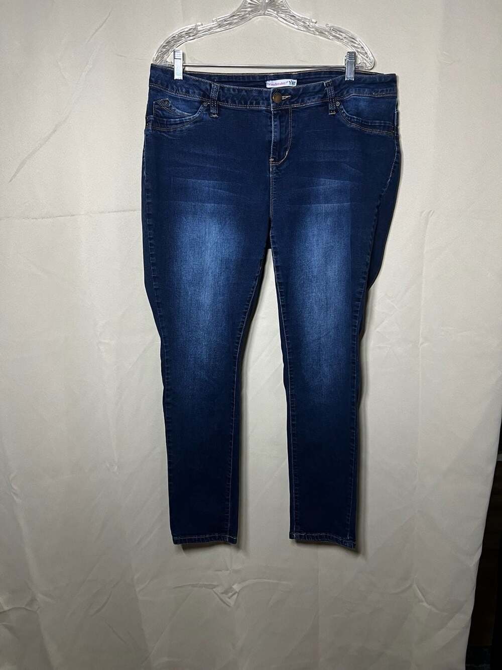 YMI Wanna Betta Butt Skinny Jeans Size 18 Dark Wash Stretch Denim
